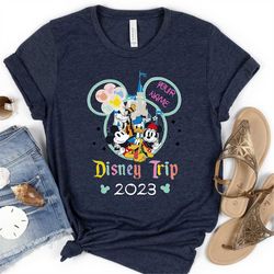 custom disney name 2023 shirt, personalized family disney trip 2023 sweatshirt, disneyland family matching shirt, disney