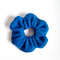 Handknit Blue color Scrunchies for women Christmas gift for her Gift for women Valentine day gifts Blue Scrunchie