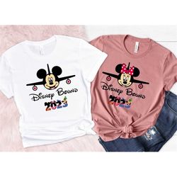 disney bound 2023 shirt, disney trip airplane shirt, disney family matching t-shirt, disney shirt for adults and kids, d