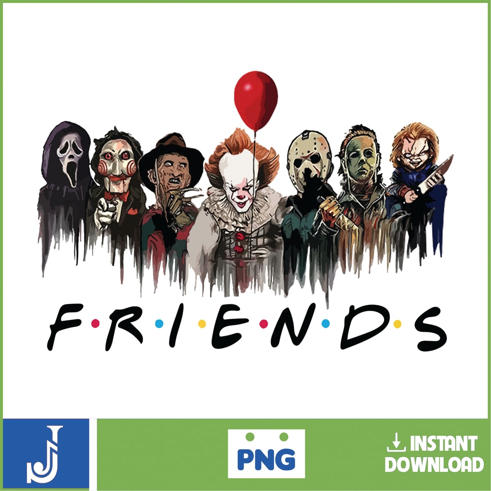 Horror Characters Png, Horror Squad Png, Horror Friends Png, Halloween Horror Png, Halloween PNG, Horror Squad, Friends Horror Characters (28).jpg