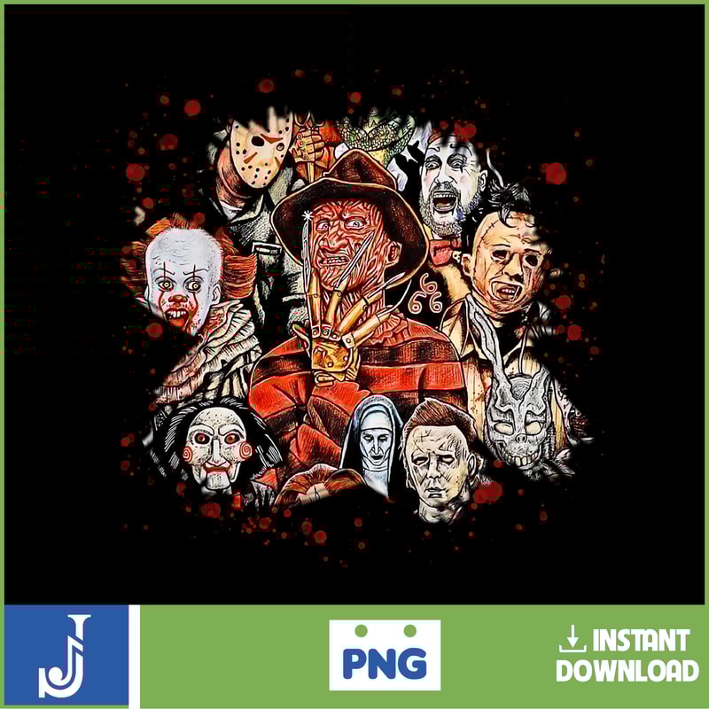 Horror Characters Png, Horror Squad Png, Horror Friends Png, Halloween Horror Png, Halloween PNG, Horror Squad, Friends Horror Characters (29).jpg