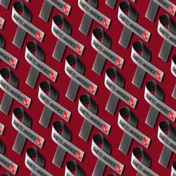 diabetes awareness ribbon 23 seamless tileable repeating pattern