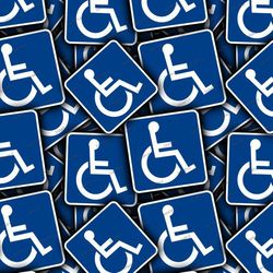 handicapped seamless tileable repeating pattern