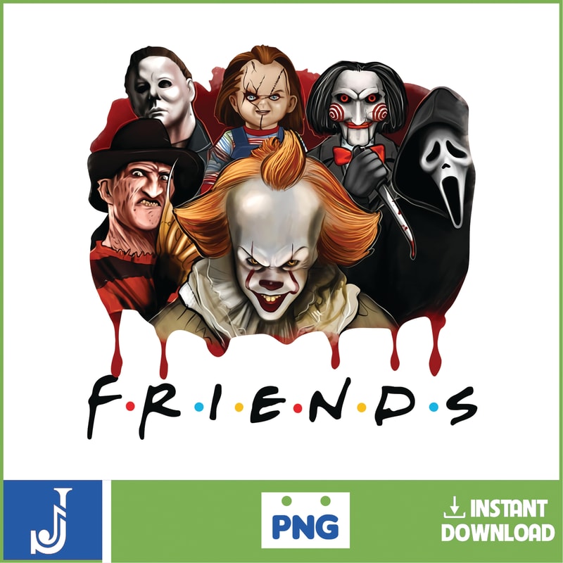Horror Characters Png, Horror Squad Png, Horror Friends Png, Halloween Horror Png, Halloween PNG, Horror Squad, Friends Horror Characters (44).jpg