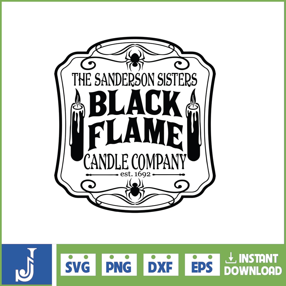 Halloween Signs SVG, Farmhouse Halloween sign svg, Old Halloween sign svg,Home Sweet Haunted Home svg, Black Flame Candle svg (1).jpg