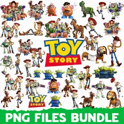 Toy Story PNG, Toy Story Clipart, Toy Story Bundle PNG, Buzz Lightyear Woody PNG, Make your own Toy Story, PNG