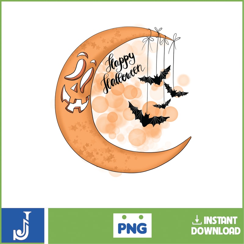 Halloween PNG, Happy Halloween PNG, Pumpkin PNG, Digital Download, Cut Files, Sublimation, Clip Art (19).jpg