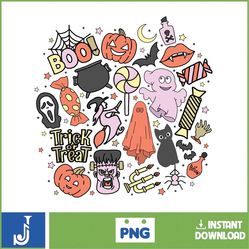 Halloween PNG, Happy Halloween PNG, Pumpkin PNG, Digital Download, Cut Files, Sublimation, Clip Art (24).jpg