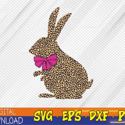 easter bunny leopard plaid buffalo rabbit easter day svg, eps, png, dxf, digital download