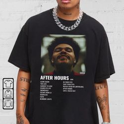 minimalist album music shirt, the weeknd after hours tour album, album music trend 2023 shirt