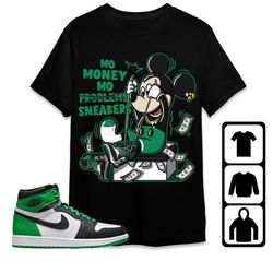 Jordan 1 Celtic Lucky Green T-Shirt, Tee, T-Shirt, T-Shirt, Mo Money Mickey, Shirt To Match Jordan 1 Lucky Gree