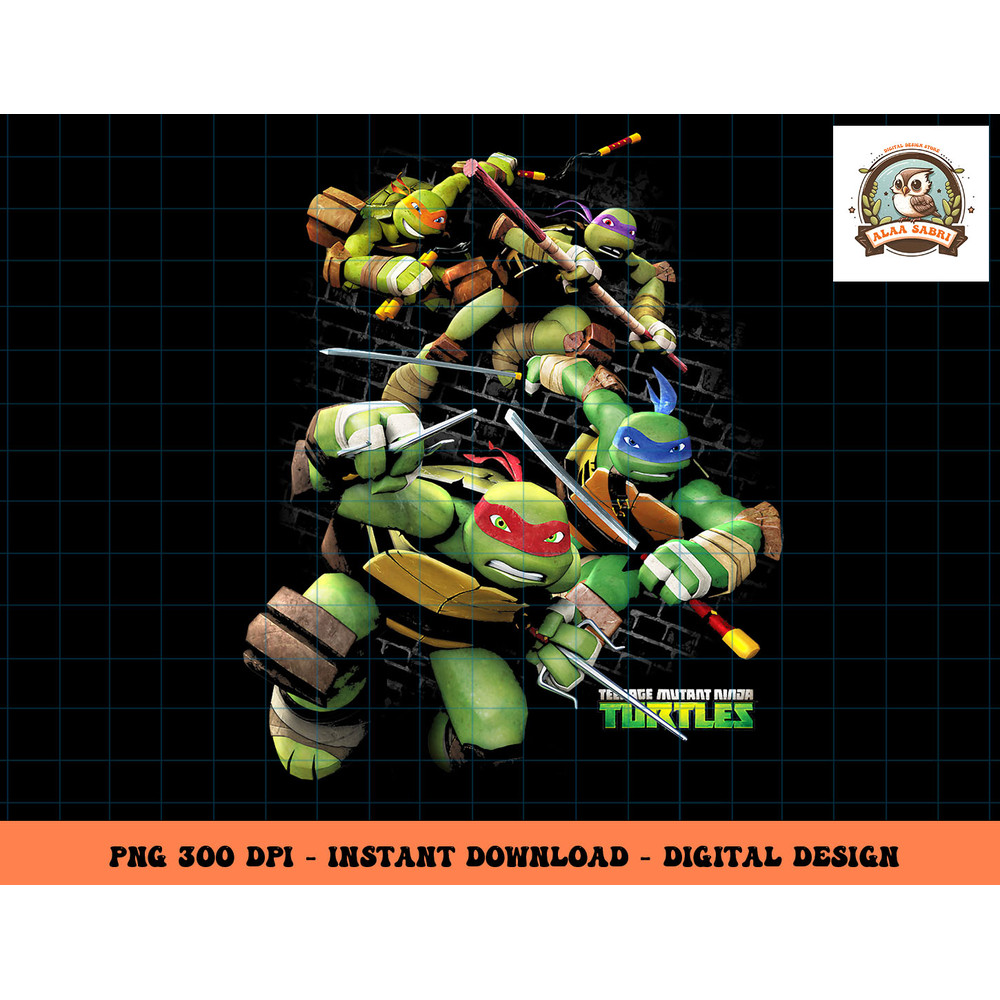 Teenage Mutant Ninja Turtles Action Through Bricks T-Shirt copy.jpg