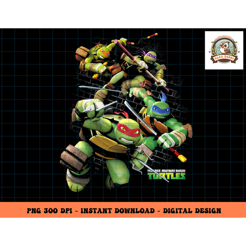 Teenage Mutant Ninja Turtles Action Through Bricks T-Shirt copy.jpg