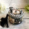 Black round Jewelry Box Alice in Wonderland, Cheshire cat Storage, Mad Hatter box (8).JPG