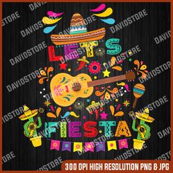 cinco de mayo  let's fiesta mexican maracas sombrero png, let's fiesta png, cinco de mayo png, png high quality, png