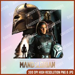 star wars the mandalorian season 3 the armorer and bo-katan png, the mandalorian png, png high quality, png, digital