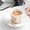 Elegant Looking Anamorphic Cup and Saucer for Tea Time4