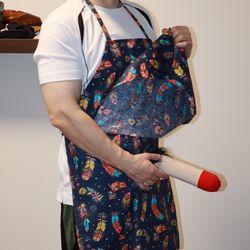 Penis funny apron,dad apron,naughty game,funny mens apron,eccentric clothes,Willy apron,Penis Apron for dad,Kitchen Apro