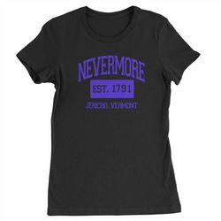 nevermore academy wednesday womens t-shirt