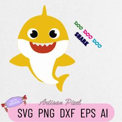 baby shark svg, shark svg, shark baby boy svg, shark do do do, baby shirt design, silhouette, cricut cut files svg,