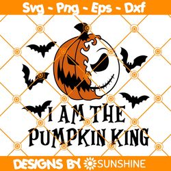 I am the Pumpkin King Svg, Pumpkin King, Jack Skellington Svg, Before Nightmare Svg, Halloween Svg, File For Cricut