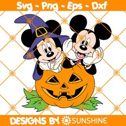 Mickey And Minnie Halloween Svg, Disney Halloween Svg, Mickey Halloween Svg, Minnie Halloween Svg, File For Cricut
