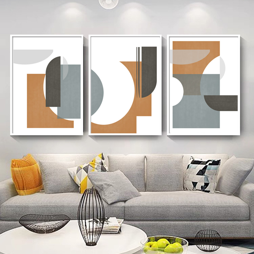 Three very large prints with an abstract pattern are easy to download