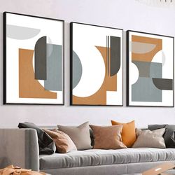 very large prints, posters set of 3, downloadable printables, abstract painting, 30x40 print, abstract large wall art