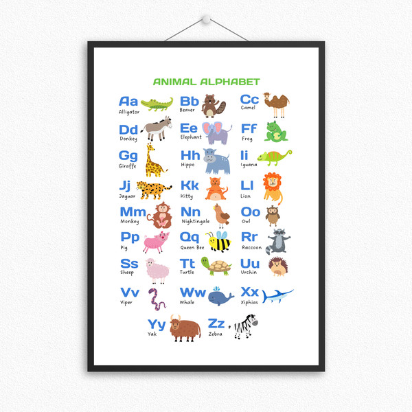 Children poster animal english alphabet1.jpg