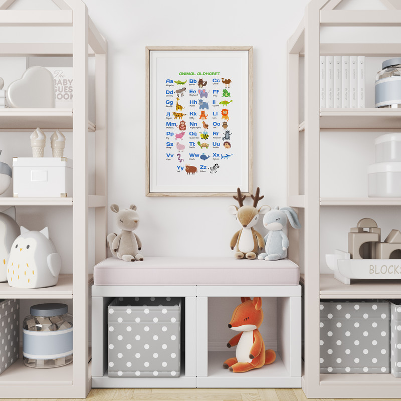 Children poster animal english alphabet4.jpg