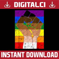melanin pride power fist lgbt-q flag black lives matter black history, black power, black woman, since 1865 png sublimat