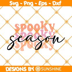Retro Spooky Season Svg PNG, Spooky Vibes Svg, Halloween Svg, Spooky Season Svg, Halloween Spooky Svg, File For Cricut