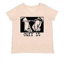 cuff it renaissance womens plus size v-neck t-shirt