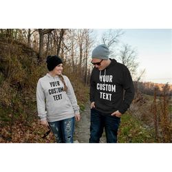 custom hoodie sweatshirts with your text or logo, personalized text, personalized hooded sweatshirt, we design your cust