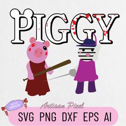 Piggy Roblox Svg, Roblox Game Svg, Roblox Characters Svg, Piggy Bosses Svg, Piggy Piggy Halloween Svg