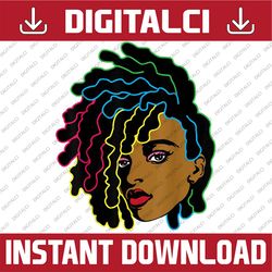 black woman african afro hair cool black history month black history, black power, black woman, since 1865 png sublimati