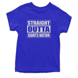 straight outta giants nation  youth t-shirt