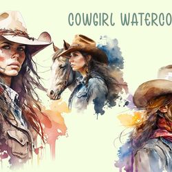 Cowgirl Watercolor