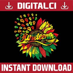 sunflower first juneteenth black history african american black history, black power, black woman, since 1865 png sublim