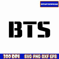 bts logo svg / bts kpop pdf / army bts png / kpop star svg / bts lightstick / vector files for cricut