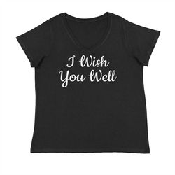 i wish you well gwynnocent ski trip quote womens plus size v-neck t-shirt