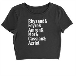 the night court squad cropped t-shirt