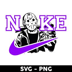 jason voorhees nike logo svg, nike logo svg, jason voorhees horror svg, nike halloween svg, png dxf eps - digital file