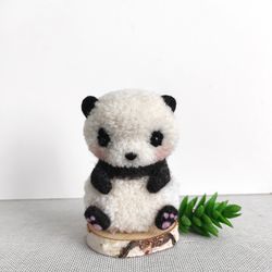 Panda pom pom kawaii toy/Animal lover gift