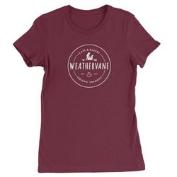 weathervane coffee shop womens t-shirt