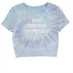 keep america trumpless crop shirt, political tshirt, democratic crop top, anti republican shirt, election shirt, funny t