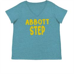 abbott step dance team womens plus size v-neck t-shirt