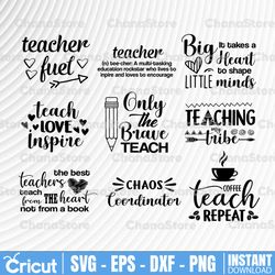 teacher svg bundle, teacher quotes, teacher svg, teacher svg  svg, school svg, cuttable design, silhouette & cricut,