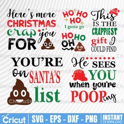 toilet paper christmas gag gift - christmas gag gift svg, christmas svg bundle, svg dxf eps and png files for cutting