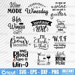 wine svg bundle, wine glass svg, svg bundle, wine sayings svg, drinking quotes svg, wine svg, drinking svg
